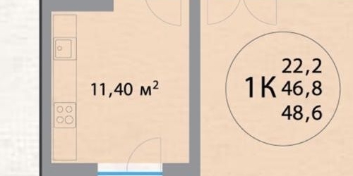 1-комн квартира Балашиха, улица Разина, 1А
