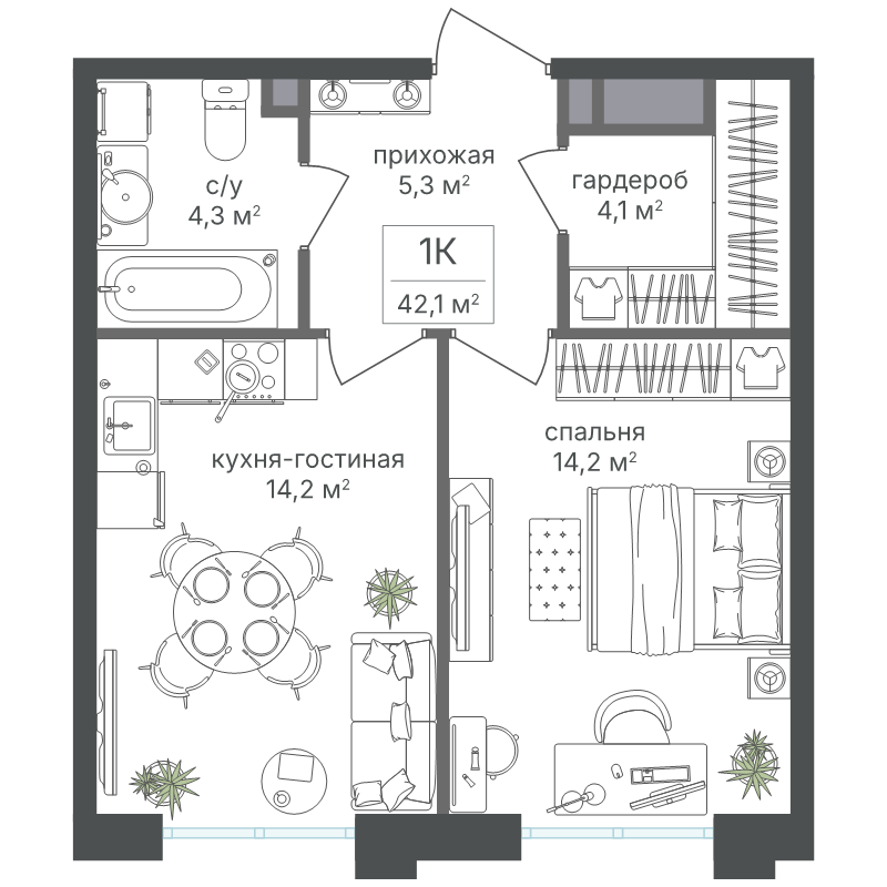 Продажа 1-комн квартиры в новостройке Москва г., Михалковская ул.,  к. 6