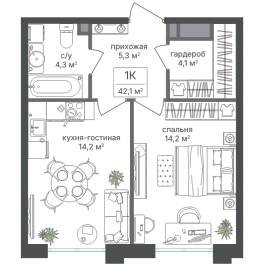 Продажа 1-комн квартиры в новостройке Москва г., Михалковская ул., к. 6 Продажа 1-комн квартиры в новостройке Москва г., Михалковская ул., к. 6