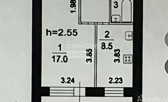 Продажа 1-комн квартиры на вторичном рынке Люберцы г, Панковский 1-й проезд,  д. 9А