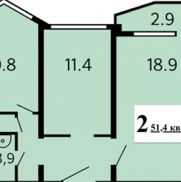 Продажа 2-комн квартиры на вторичном рынке Краснодарская улица,  д. 74 к2