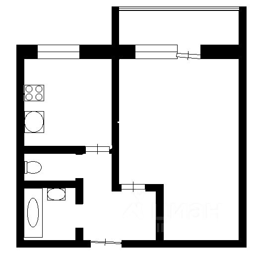 Аренда 1-комн квартиры на вторичном рынке Жулебинский бульвар, 28К1