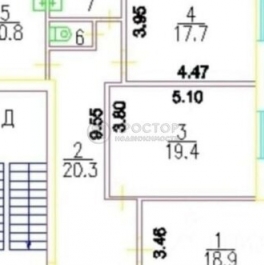 Продажа 3-комн квартиры на вторичном рынке Дербеневская набережная,  д. 1/2