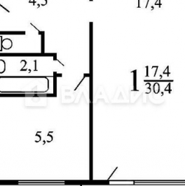 Продажа 1-комн квартиры на вторичном рынке Открытое ш,  д. 25,  к. 13