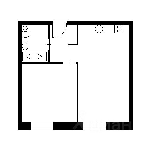 Продажа 1-комн квартиры на вторичном рынке Сельскохозяйственная улица, 35А