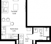 Продать Квартиры в новостройке Москва г., Верейская ул.   SET.2.А