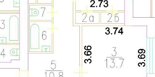 3-комн квартира Анадырский проезд, 7к3