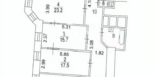 5-комн квартира Новослободская улица, 14/19С1