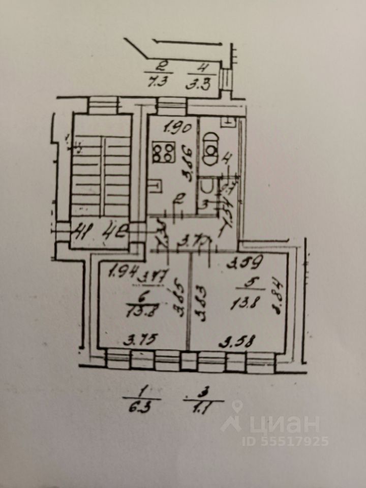 Продажа 2-комн квартиры на вторичном рынке Колпинская улица, 15