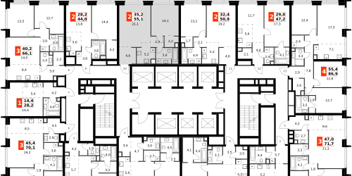 2-комн квартира 3-й Хорошёвский проезд