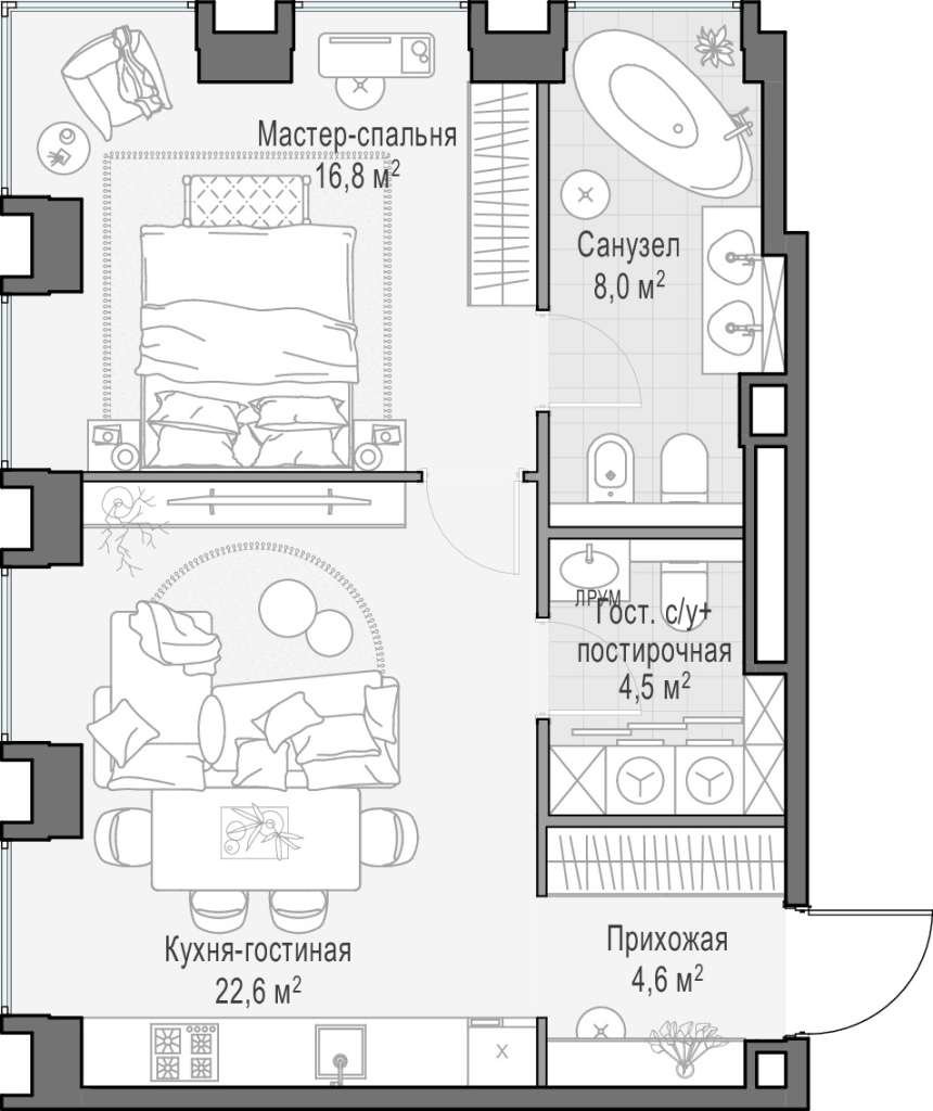 Продажа 1-комн квартиры в новостройке Москва г., Сергея Макеева ул.,  к. C