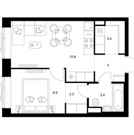 Продажа 1-комн квартиры в новостройке Амурский парк, корп. 4.2 Продажа 1-комн квартиры в новостройке Амурский парк, корп. 4.2