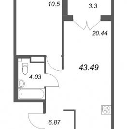 Продажа 1-комн квартиры в новостройке Зеленогорск г., Кривоносовская ул., к. Б4 Продажа 1-комн квартиры в новостройке Зеленогорск г., Кривоносовская ул., к. Б4