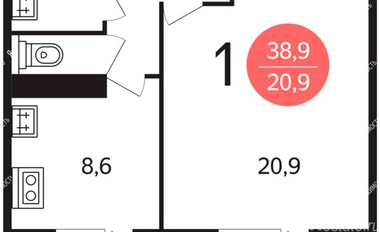 Аренда 1-комн квартиры на вторичном рынке Филёвский бульвар,  д. 1