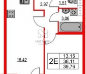Продать Квартиры вторичка Октябрьская наб  118 2