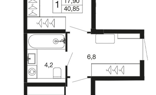 Продажа 1-комн квартиры в новостройке Апрелевка, Пролетарский тупик,  д. 2