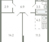 Продать Квартиры вторичка Молоково с, Ново-Молоковский б-р  1 