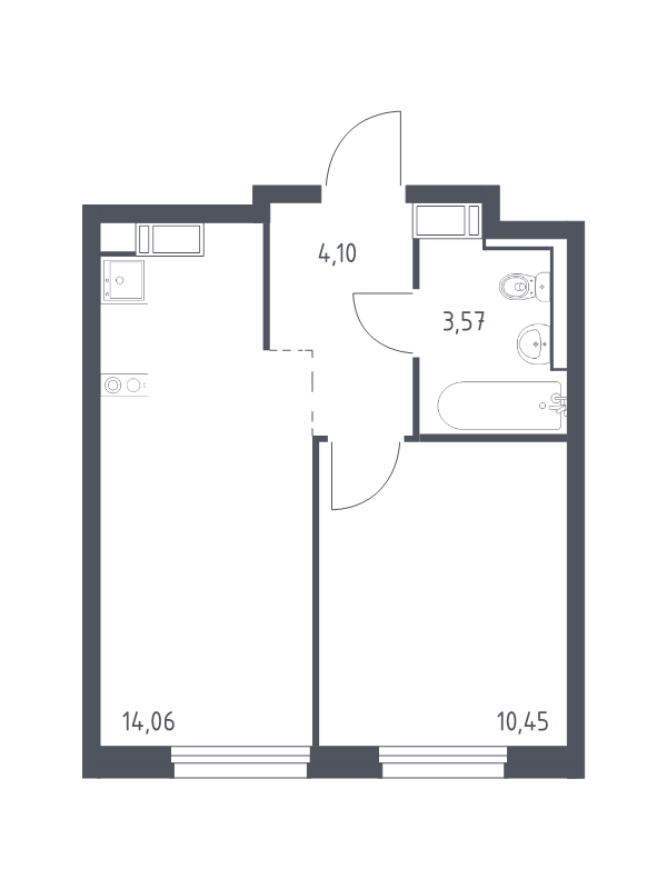 Продажа 1-комн квартиры в новостройке Новогорелово п., Красносельское ш.,  к. 1.2