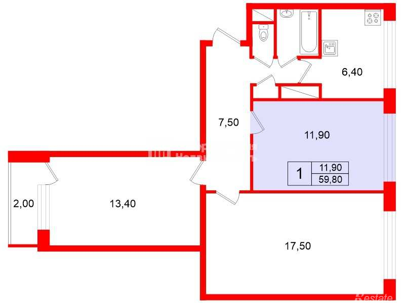 Продажа комнаты пр-кт Ветеранов, д 11 к А