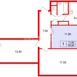 Продажа комнаты пр-кт Ветеранов, д 11 к А Продажа комнаты пр-кт Ветеранов, д 11 к А