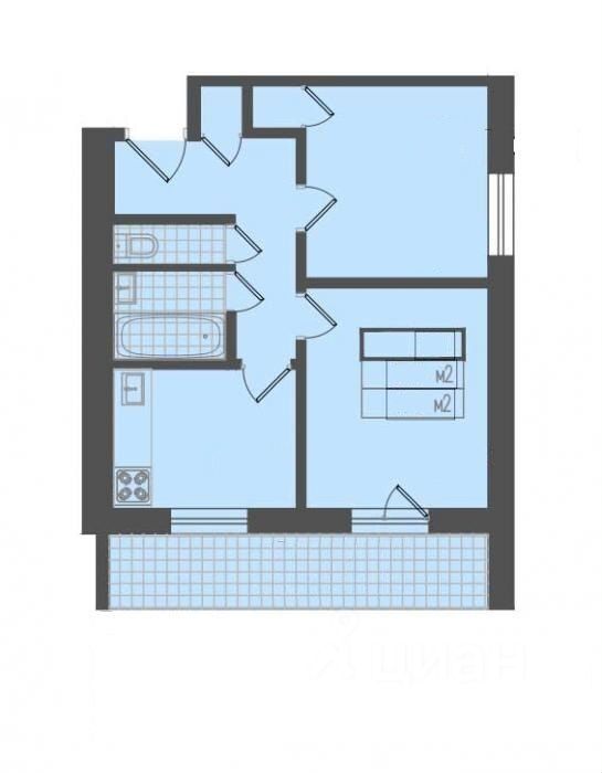 Продажа 2-комн квартиры на вторичном рынке улица Комдива Орлова, 2/37К3