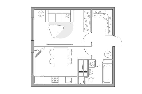 Продажа 1-комн квартиры в новостройке Долгопрудный, Заводская улица,  д. 2
