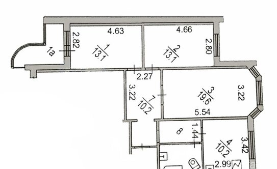 Продажа 3-комн квартиры на вторичном рынке улица Васильцовский Стан,  д. 11