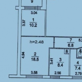 Продажа 3-комн квартиры на вторичном рынке Люберцы г, Шоссейная ул,  д. 4