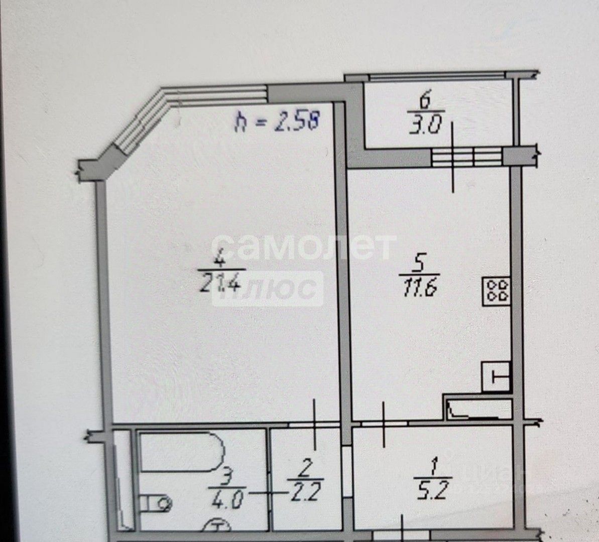 Продажа 1-комн квартиры на вторичном рынке Большая Очаковская улица, 12к5