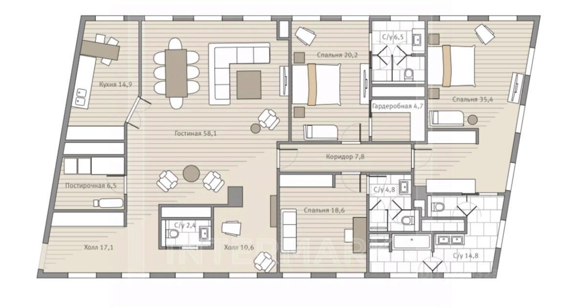 Продажа 4-комн квартиры на вторичном рынке Ленинградский проспект, 36с31