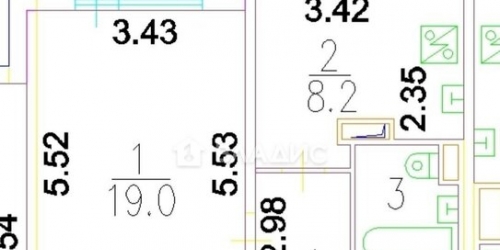 1-комн квартира Анадырский проезд,  д. 77