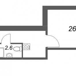 Продажа студии Санкт-Петербург г., Лиговский пр-кт,  к. 1