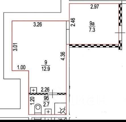 Продажа студии улица 8-я Текстильщиков, 13К2