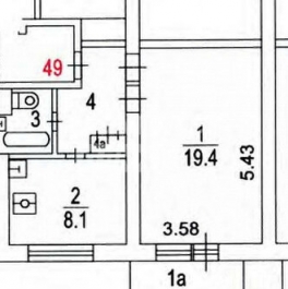 Продажа 1-комн квартиры на вторичном рынке Серпуховская Б. ул