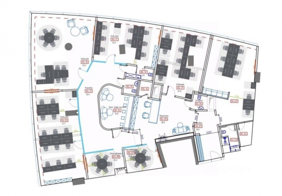 Продажа офиса Пресненская наб,  д. 12