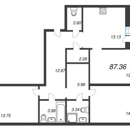 Продажа 3-комн квартиры в новостройке Новоселье п., Красносельское ш., к. У6 Продажа 3-комн квартиры в новостройке Новоселье п., Красносельское ш., к. У6