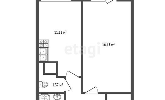 Продажа 1-комн квартиры на вторичном рынке Новогорелово, бульвар десантника Вадима Чугунова,  д. 10/6