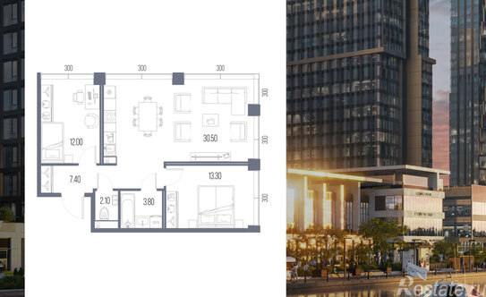 Продажа 3-комн квартиры на вторичном рынке Почтовая М. ул,  д. 12