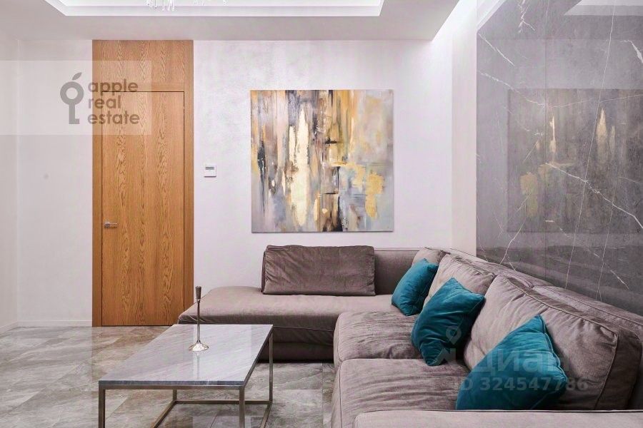 Аренда 3-комн квартиры на вторичном рынке 1-й Смоленский переулок, 21