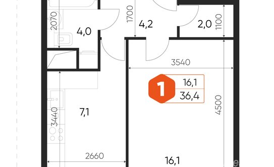 Продажа 1-комн квартиры на вторичном рынке Некрасовский, ул Заводская,  д. 10а