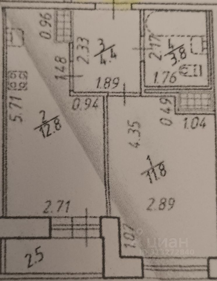 Продажа 1-комн квартиры на вторичном рынке Мурино, улица Шоссе в Лаврики, 59к2