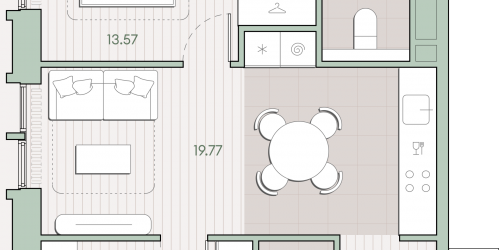 2-комн квартира ул. Ивана Франко, земельный участок 22/1