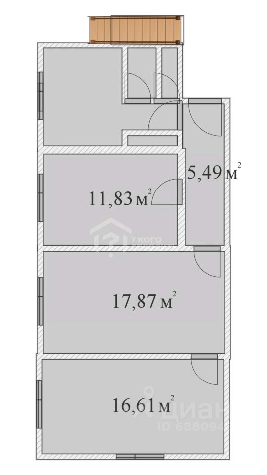 Продажа комнаты улица Пионерстроя, 6