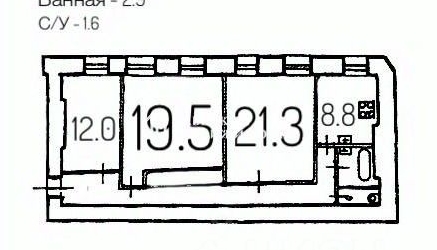 3-комн квартира набережная Обводного Канала, 203