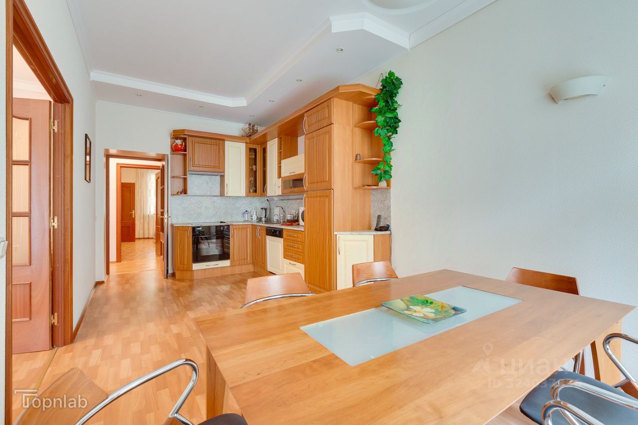 Аренда 3-комн квартиры на вторичном рынке Саперный переулок, 24