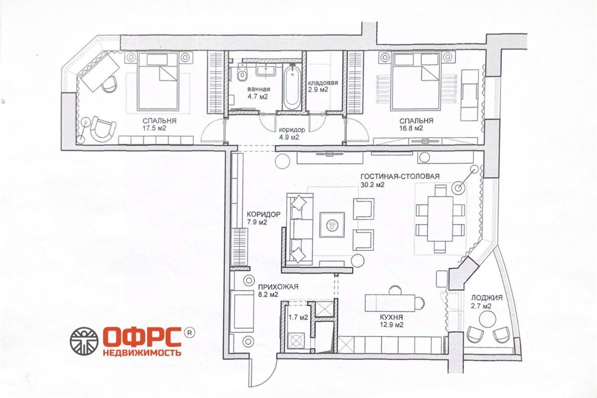 Продажа 3-комн квартиры на вторичном рынке Кольская улица, 2К5