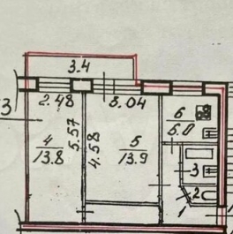 Продажа 2-комн квартиры на вторичном рынке ул Богайчука,  д. 16