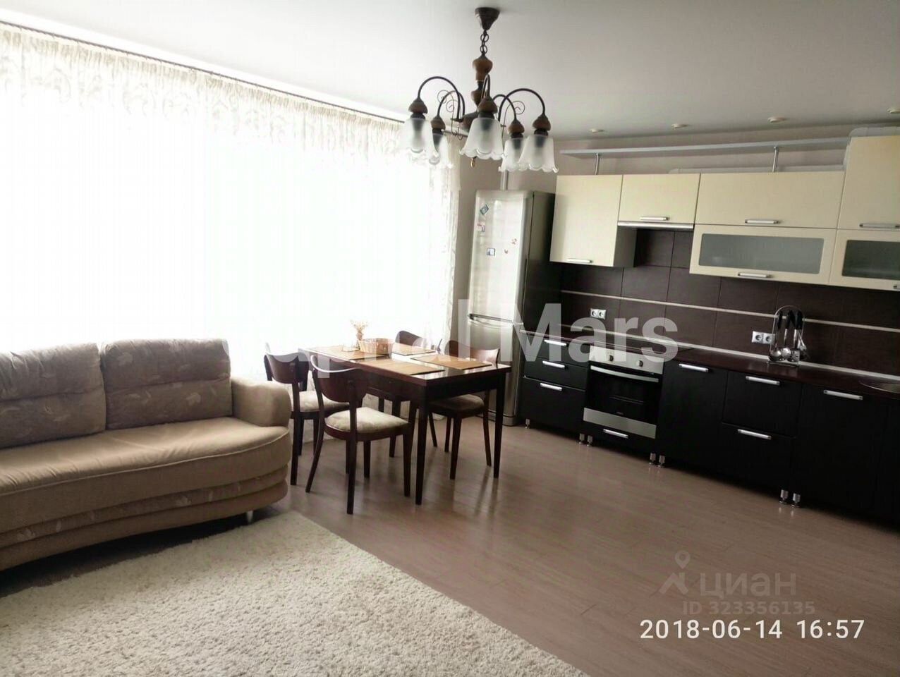 Аренда 3-комн квартиры на вторичном рынке Рябиновая улица, 8к1