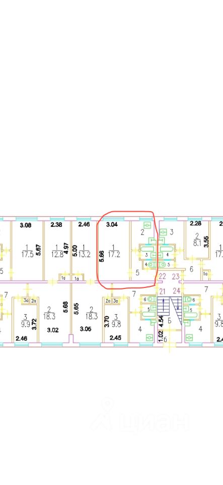Продажа 1-комн квартиры на вторичном рынке Гвардейская улица, 6