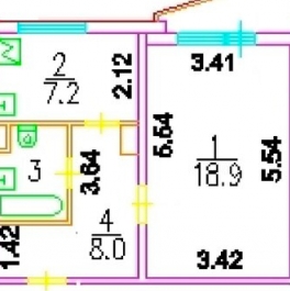 Продажа 1-комн квартиры на вторичном рынке Железнодорожный, ул Лесопарковая,  д. 18